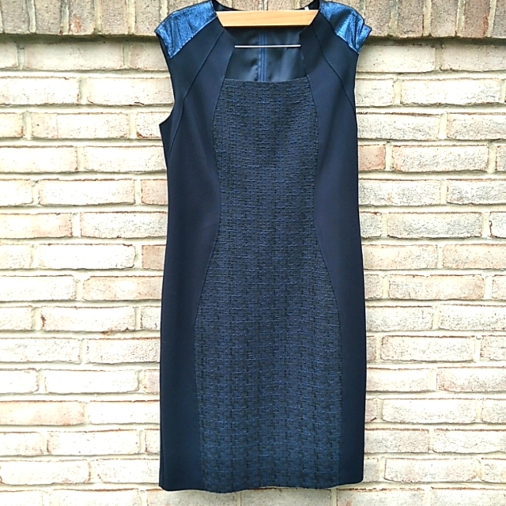 Elie Tahari | Navy sheath dress size 10